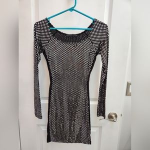 Black & Silver Party Dress